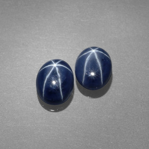 Achetez naturel ct bleue saphir étoilé gems, coupe ovale, en provenance thaïlande chez gemselect. en stock, livraison internationale!