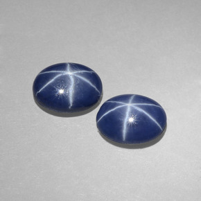 Achetez naturel ct Bleu Saphir Étoilé gems, Coupe ovale, En provenance Thaïlande chez GemSelect. En stock, livraison internationale!