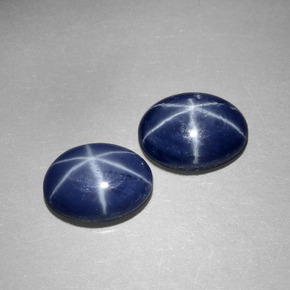 Achetez naturel ct bleue saphir étoilé gems, coupe ovale, en provenance thaïlande chez gemselect. en stock, livraison internationale!