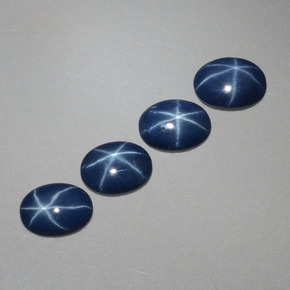 Achetez naturel ct bleue saphir étoilé gems, coupe ovale, en provenance thaïlande chez gemselect. en stock, livraison internationale!