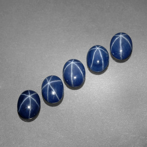 Achetez naturel ct bleue saphir étoilé gems, coupe ovale, en provenance thaïlande chez gemselect. en stock, livraison internationale!