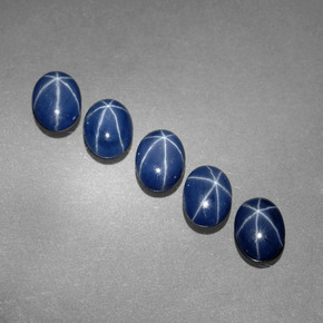 Achetez naturel ct bleue saphir étoilé gems, coupe ovale, en provenance thaïlande chez gemselect. en stock, livraison internationale!