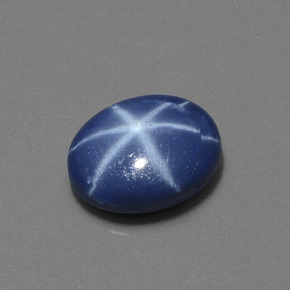 Saphir Étoilé Bleu naturelle Coupe ovale, 2.63 ct, Opaque