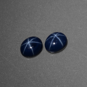 Achetez naturel ct bleue saphir étoilé gems, coupe ovale, en provenance madagascar chez gemselect. en stock, livraison internationale!