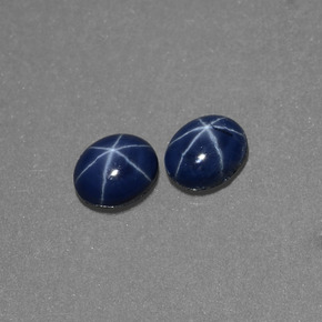 Achetez naturel ct bleue saphir étoilé gems, coupe ovale, en provenance madagascar chez gemselect. en stock, livraison internationale!