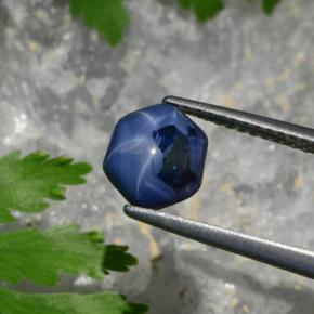 Saphir Étoilé Bleu naturelle Forme fantaisie, 1.94 ct, Opaque