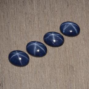 Achetez naturel ct bleu saphir étoilé gems, coupe ovale, en provenance thaïlande chez gemselect. en stock, livraison internationale!