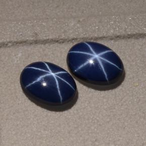 Achetez naturel 2,11ct bleue saphir étoilé gems, coupe ovale, en provenance thaïlande chez gemselect. en stock, livraison internationale!