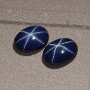 Achetez naturel 2,11ct bleue saphir étoilé gems, coupe ovale, en provenance thaïlande chez gemselect. en stock, livraison internationale!