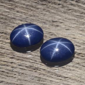Achetez naturel 2,02ct bleue saphir étoilé gems, coupe ovale, en provenance thaïlande chez gemselect. en stock, livraison internationale!