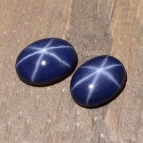 Achetez naturel 1,97ct bleue saphir étoilé gems, coupe ovale, en provenance thaïlande chez gemselect. en stock, livraison internationale!