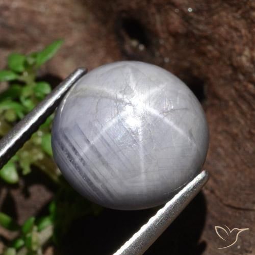 Saphir étoilé Gris léger naturelle Tour, 10.97 ct, Opaque