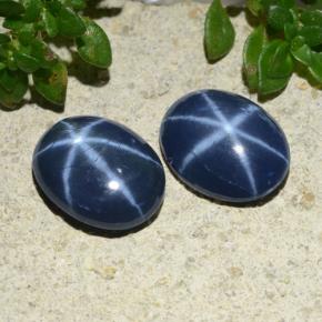 Achetez naturel 3,48ct bleue saphir étoilé gems, coupe ovale, en provenance thaïlande chez gemselect. en stock, livraison internationale!