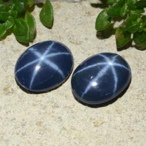 Achetez naturel 3,48ct bleue saphir étoilé gems, coupe ovale, en provenance thaïlande chez gemselect. en stock, livraison internationale!