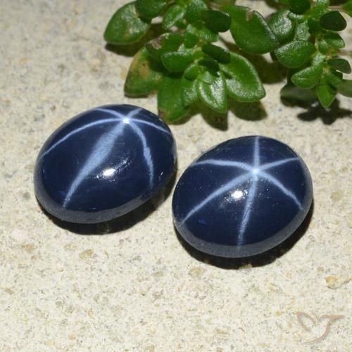 Achetez naturel 4,75ct bleue saphir étoilé gems, coupe ovale, en provenance thaïlande chez gemselect. en stock, livraison internationale!