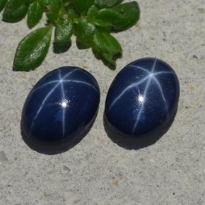 Achetez naturel 2,10ct bleue saphir étoilé gems, coupe ovale, en provenance madagascar chez gemselect. en stock, livraison internationale!