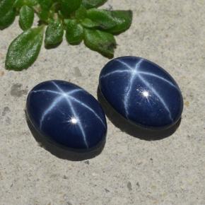 Achetez naturel 1,88ct bleue saphir étoilé gems, coupe ovale, en provenance madagascar chez gemselect. en stock, livraison internationale!