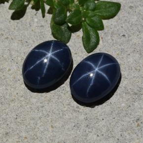 Achetez naturel 2,20ct bleue saphir étoilé gems, coupe ovale, en provenance madagascar chez gemselect. en stock, livraison internationale!