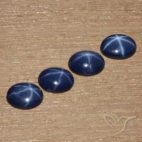 Shop natural 3.50ct Bleu marine Saphir étoilé gems, ovale, from Thaïlande at GemSelect. In stock, global shipping!
