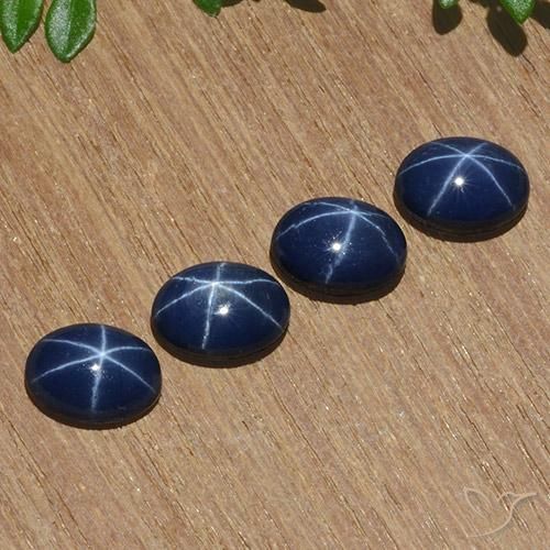 Shop natural 5.23ct Bleu marine Saphir étoilé gems, ovale, from Thaïlande at GemSelect. In stock, global shipping!