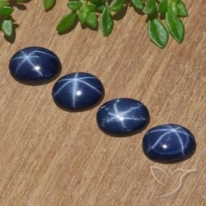 Shop natural 4.68ct Bleu crépuscule Saphir étoilé gems, ovale, from Thaïlande at GemSelect. In stock, global shipping!