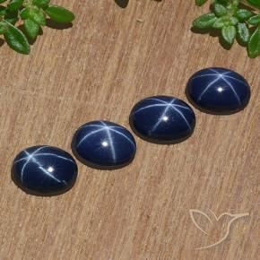 Shop natural 4.52ct Bleu crépuscule Saphir étoilé gems, ovale, from Thaïlande at GemSelect. In stock, global shipping!