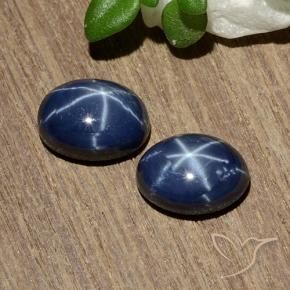 Achetez naturel 2,81ct bleue saphir étoilé gems, coupe ovale, en provenance thaïlande chez gemselect. en stock, livraison internationale!