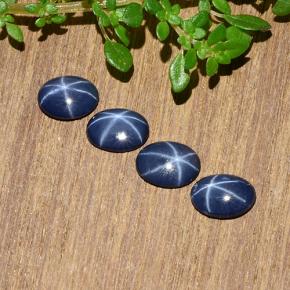 Achetez naturel 2.41ct Bleu marine Saphir Étoilé gems, Coupe ovale, En provenance Thaïlande chez GemSelect. En stock, livraison internationale!