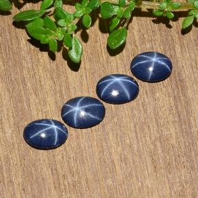 Achetez naturel 2.41ct Bleu marine Saphir Étoilé gems, Coupe ovale, En provenance Thaïlande chez GemSelect. En stock, livraison internationale!