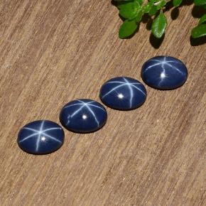 Achetez naturel 3,54ct bleue saphir étoilé gems, coupe ovale, en provenance thaïlande chez gemselect. en stock, livraison internationale!