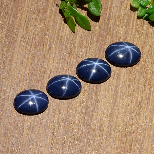 Achetez naturel 3,33ct bleue saphir étoilé gems, coupe ovale, en provenance thaïlande chez gemselect. en stock, livraison internationale!