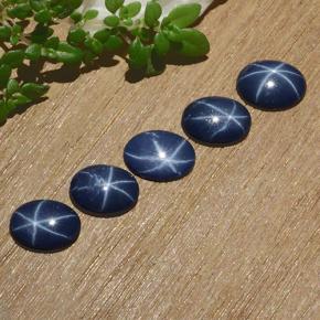 Achetez naturel 3,67ct bleue saphir étoilé gems, coupe ovale, en provenance thaïlande chez gemselect. en stock, livraison internationale!