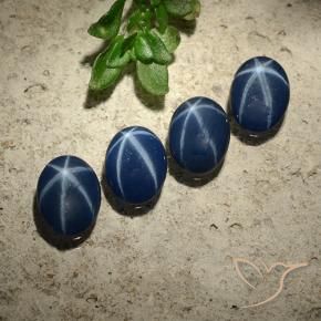 Shop natural 2.43ct Bleu foncé Saphir étoilé gems, ovale, from Thaïlande at GemSelect. In stock, global shipping!