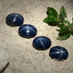 Shop natural 3.92ct Bleu marine profond Saphir étoilé gems, ovale, from Thaïlande at GemSelect. In stock, global shipping!