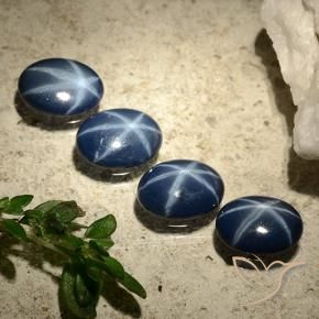 Shop natural 2.92ct Bleu marine profond Saphir étoilé gems, ovale, from Thaïlande at GemSelect. In stock, global shipping!