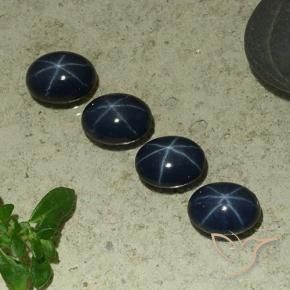 Shop natural 5.77ct Bleu foncé Saphir étoilé gems, ovale, from Thaïlande at GemSelect. In stock, global shipping!