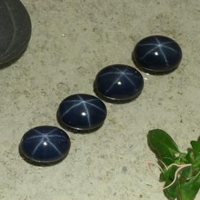 Shop natural 5.77ct Bleu foncé Saphir étoilé gems, ovale, from Thaïlande at GemSelect. In stock, global shipping!