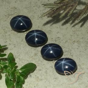 Shop natural 4.85ct Bleu foncé Saphir étoilé gems, ovale, from Thaïlande at GemSelect. In stock, global shipping!