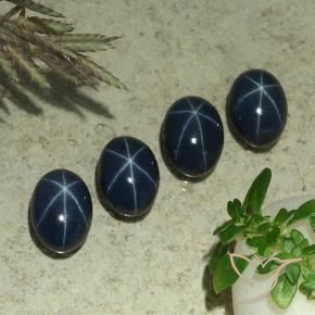 Shop natural 5.69ct Bleu foncé Saphir étoilé gems, ovale, from Thaïlande at GemSelect. In stock, global shipping!
