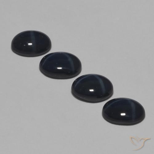 Shop natural 4.68ct Bleu foncé Saphir étoilé gems, ovale, from Thaïlande at GemSelect. In stock, global shipping!