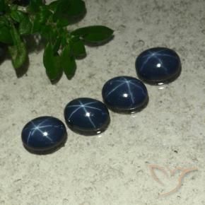 Shop natural 4.25ct Bleu foncé Saphir étoilé gems, ovale, from Thaïlande at GemSelect. In stock, global shipping!