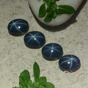 Shop natural 3.65ct Bleu foncé Saphir étoilé gems, ovale, from Thaïlande at GemSelect. In stock, global shipping!