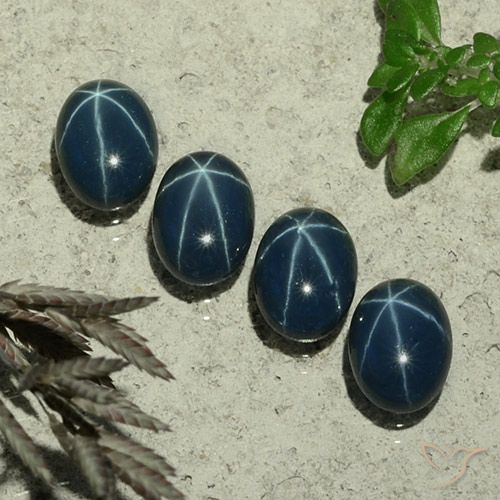 Shop natural 4.92ct Bleu marine profond Saphir étoilé gems, ovale, from Thaïlande at GemSelect. In stock, global shipping!