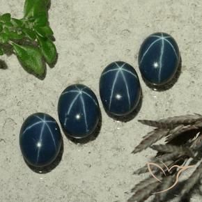 Shop natural 4.92ct Bleu marine profond Saphir étoilé gems, ovale, from Thaïlande at GemSelect. In stock, global shipping!