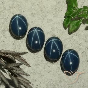 Shop natural 4.92ct Bleu marine profond Saphir étoilé gems, ovale, from Thaïlande at GemSelect. In stock, global shipping!