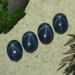 Shop natural 3.39ct Bleu marine profond Saphir étoilé gems, ovale, from Thaïlande at GemSelect. In stock, global shipping!