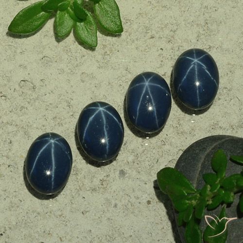 Shop natural 4.94ct Bleu marine profond Saphir étoilé gems, ovale, from Thaïlande at GemSelect. In stock, global shipping!
