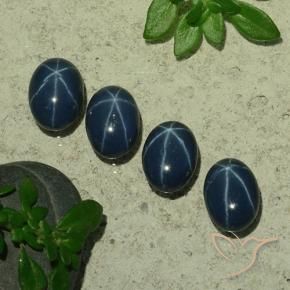 Shop natural 4.94ct Bleu marine profond Saphir étoilé gems, ovale, from Thaïlande at GemSelect. In stock, global shipping!