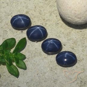 Shop natural 4.00ct Bleu foncé Saphir étoilé gems, ovale, from Thaïlande at GemSelect. In stock, global shipping!