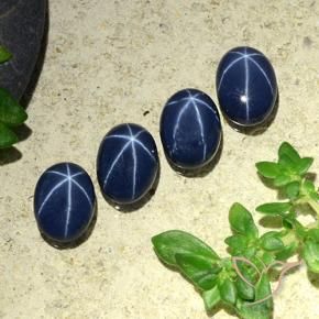 Shop natural 4.34ct Bleu marine profond Saphir étoilé gems, ovale, from Thaïlande at GemSelect. In stock, global shipping!